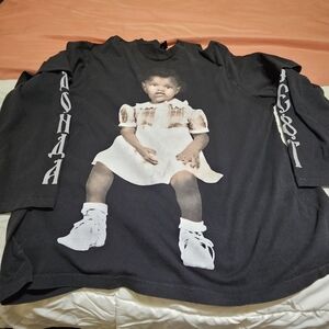 Mens Black Long Sleeve. Donda West Shirt, Yeezy/Kanye West